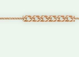 Цепь золотая плетение «Ромб», арт.Р235А2