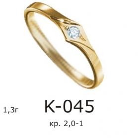 Кольцо К-045 (золото)