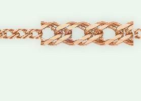 Золотая цепь и браслет плетение «Ромб» арт. Р2100С