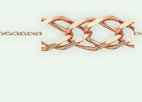Золотая цепь и браслет плетение «Ромб свободный» арт.РС235А2