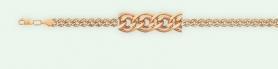 Золотая цепь и браслет плетение «Нонна» арт. Н2100А2